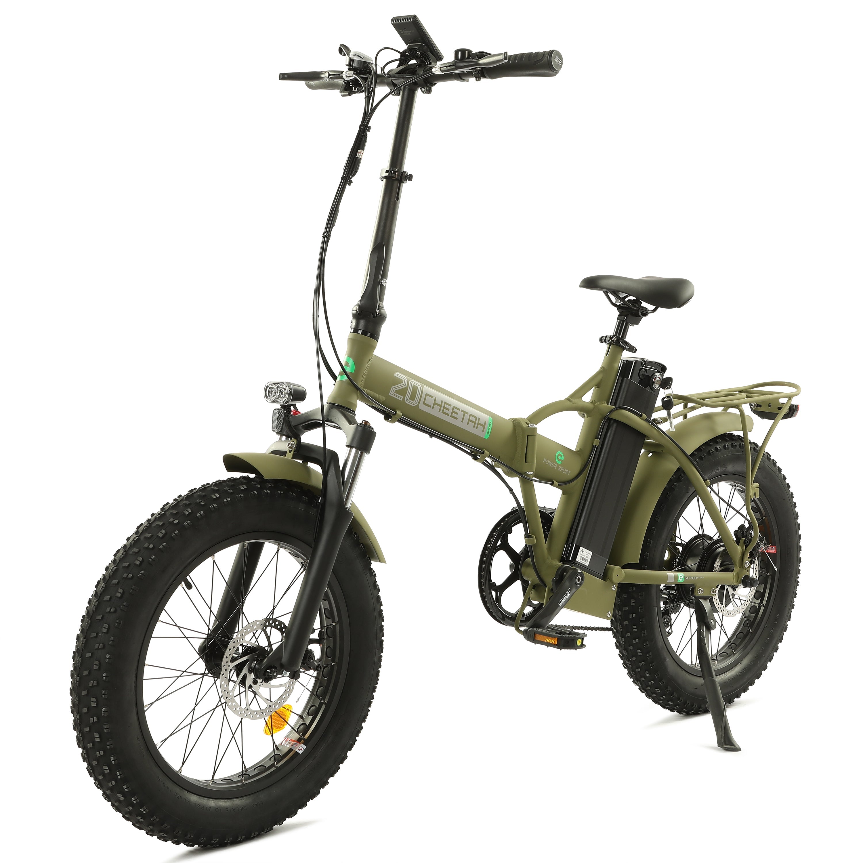 2022 Ecotric FAT20850C Fat Tire 500W 48V 7 Speed Folding Fat Tire Electric Bike - Upzy.com