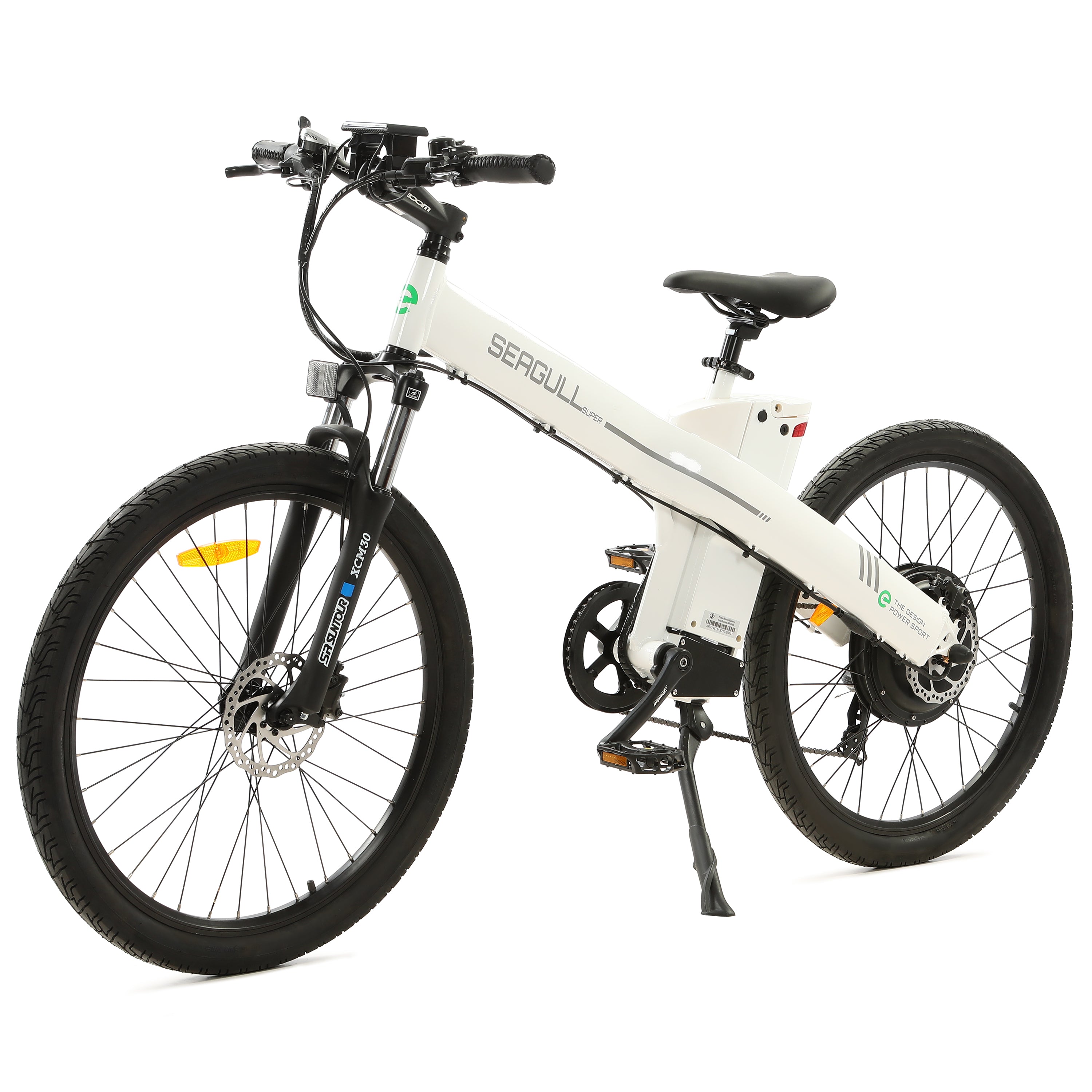 2022 Ecotric Seagull 1000W 48V 13Ah Suspension 7 Speed Electric Mountain Bike - Upzy.com