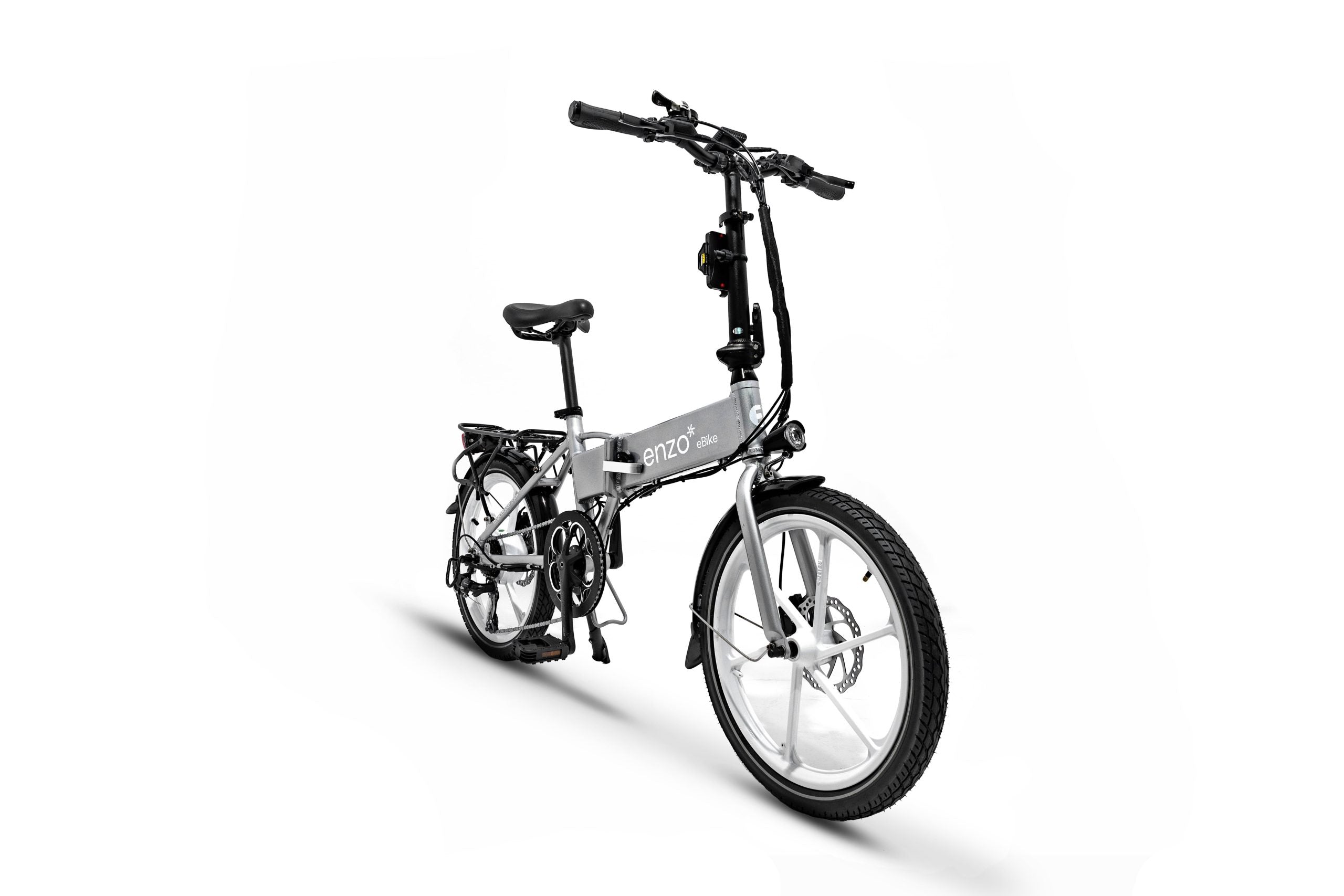 2026 Enzo 350W 36V 7 Speed Folding Lithium Electric Bike —