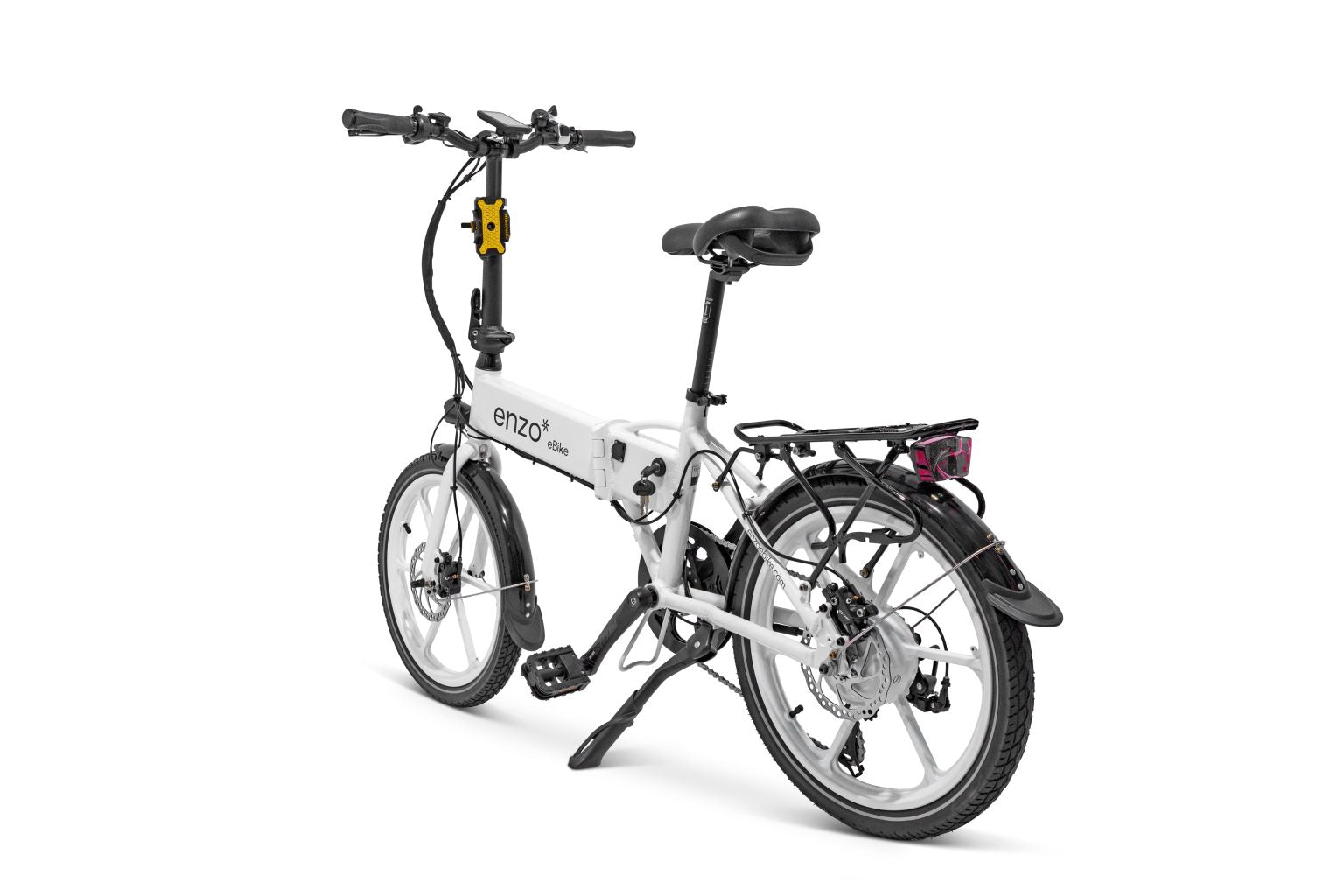 ezip ecoride electric bicycle 2026 Enzo 350W 36V 7 Speed Folding Lithium Electric Bike Aquamarine