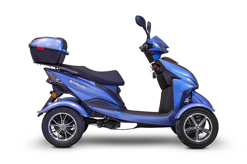 2022 EWheels EW-14 4-Wheel 500W 48V Full Suspension Electric Moped Scooter - Upzy.com