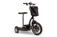2022 EWheels EW18 350W Stand-N-Ride Mobility Scooter w/ Folding Tiller - Upzy.com