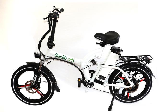 2022 Green Bike USA GB500 MAG WHEELS 20" Suspension Folding Electric Bike - Upzy.com