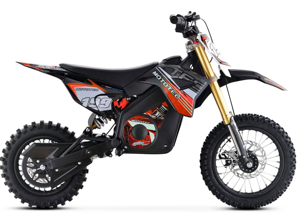 2022 MotoTec 1000W 36V Lithium Pro Kids Suspension Electric Dirt Bike - Upzy.com