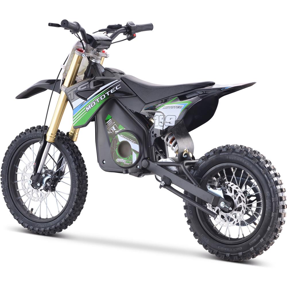 2022 MotoTec 1600W 48V Suspension Lithium Electric Dirt Bike - Upzy.com
