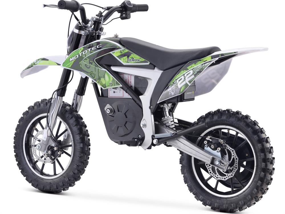 2022 MotoTec Demon ELECTRIC 500W 36V Suspension Lithium Kids Dirt Bike - Upzy.com