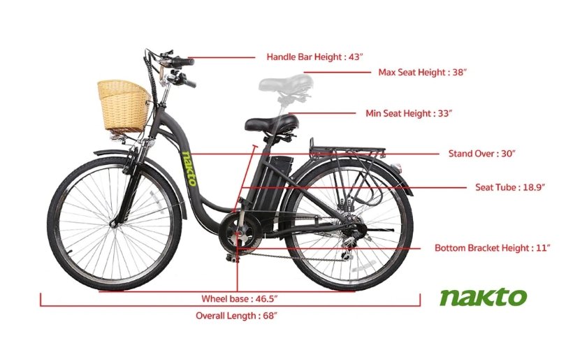 2026 Nakto CAMEL WOMEN'S 350W 36V 26" Step-Through Electric Bike Upzy.com 2026 Nakto CAMEL WOMEN'S 350W 36V 26" Step-Through Electric Bike Upzy.com
