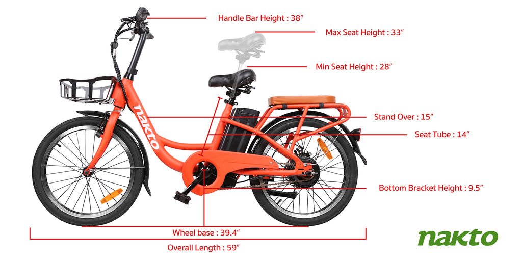 Nakto Pony Electric Bike Orange