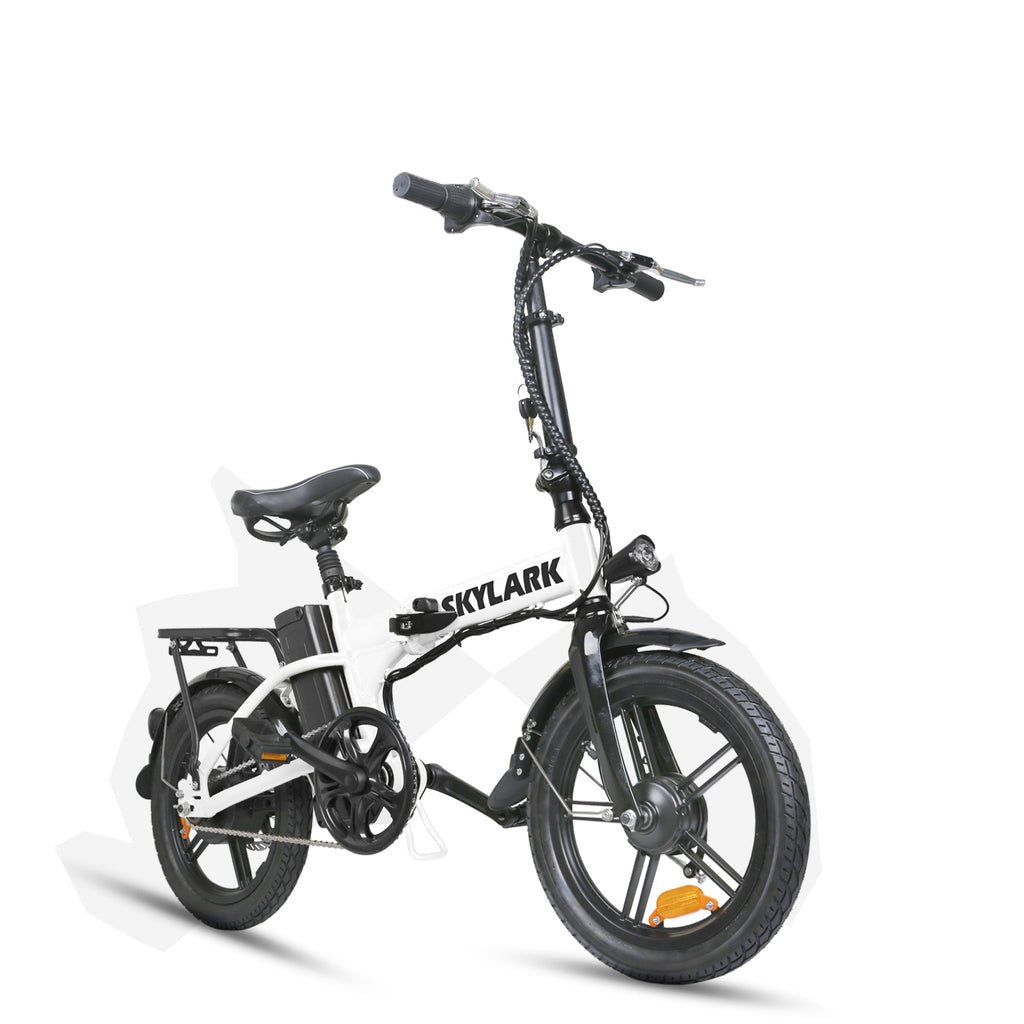 electric bicycle nakto Nakto Skylark 36V 16" Folding Electric Bike, Carbon Steel Frame — Upzy.com