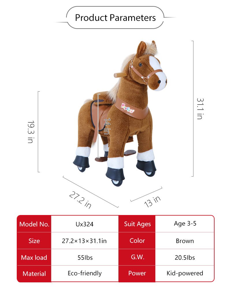 ponycycle pedal pad PonyCycle Horse Ride On Toy - Age 3-5