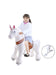 2022 Pony Cycle Ux-Series UNICORN WHITE HOOF Ride-On Kids Riding Toy Horse - Upzy.com