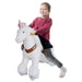 2022 Pony Cycle Ux-Series UNICORN WHITE HOOF Ride-On Kids Riding Toy Horse - Upzy.com