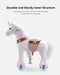 2022 Pony Cycle Ux-Series UNICORN WHITE HOOF Ride-On Kids Riding Toy Horse - Upzy.com
