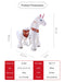 2022 Pony Cycle Ux-Series UNICORN WHITE HOOF Ride-On Kids Riding Toy Horse - Upzy.com