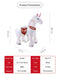 2022 Pony Cycle Ux-Series UNICORN WHITE HOOF Ride-On Kids Riding Toy Horse - Upzy.com