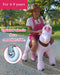 2022 Pony Cycle Ux-Series UNICORN WHITE HOOF Ride-On Kids Riding Toy Horse - Upzy.com