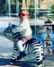 2022 Pony Cycle Ux-Series ZEBRA Ride-On Kids Riding Toy Horse - Upzy.com