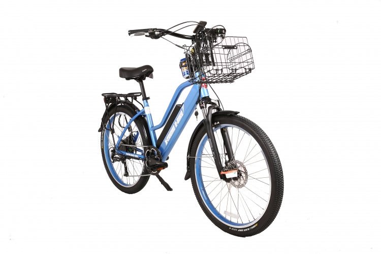 X-Treme Catalina 48V 500W Step-Thru Electric Beach Cruiser Bike Baby Blue X-Treme Catalina 48V 500W Step-Thru Electric Beach Cruiser Bike Baby Blue