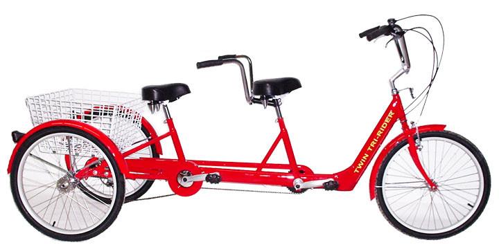 Tandem Trike Adult Tricycle For Two Tandem Bike Trike For Two