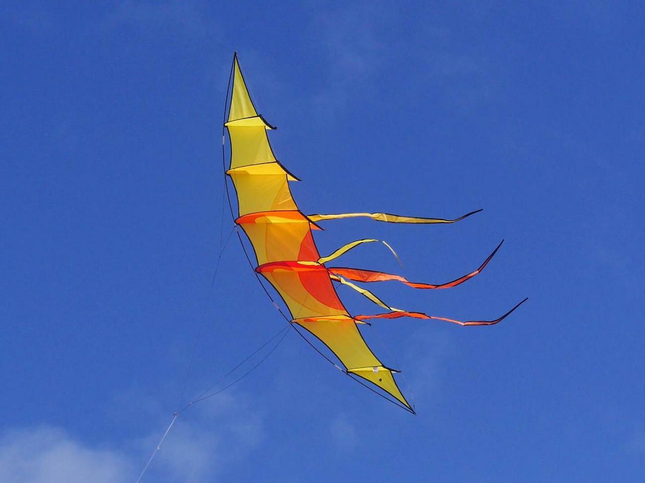 HQ Kites Hoffmann's Bowkite SUNRISE Kite, Intermediate, Carbon & Fiberglass