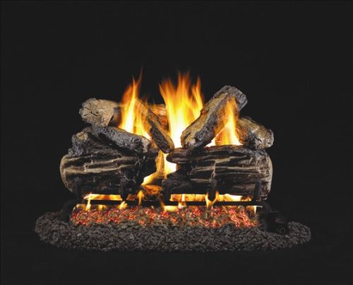 Real Fyre R.H. Peterson CHS-18/20 Vented Charred Split Gas Log, Logs Only
