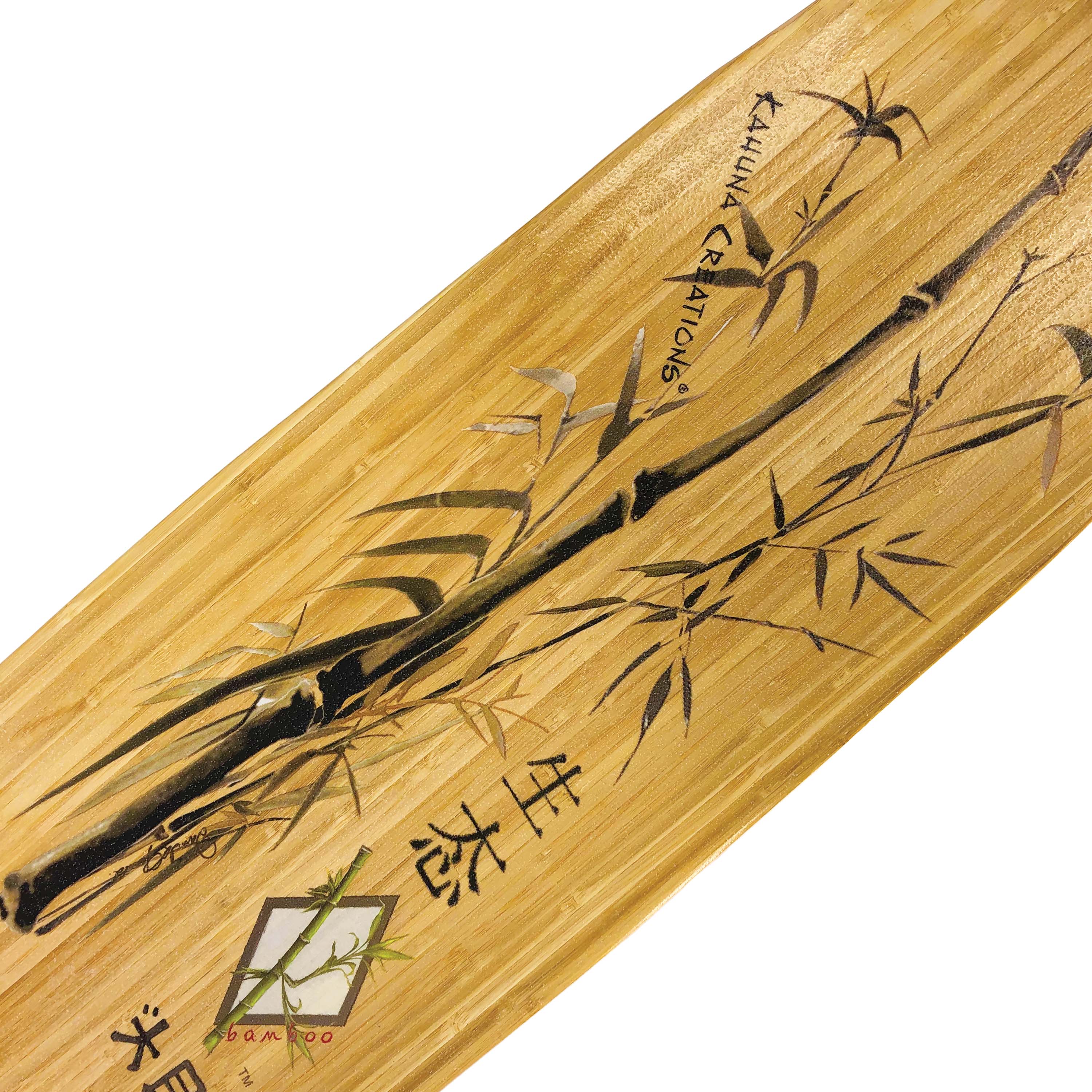 Kahuna Creations Bamboo Drop Deck 42" Land Paddle Board, Longboards