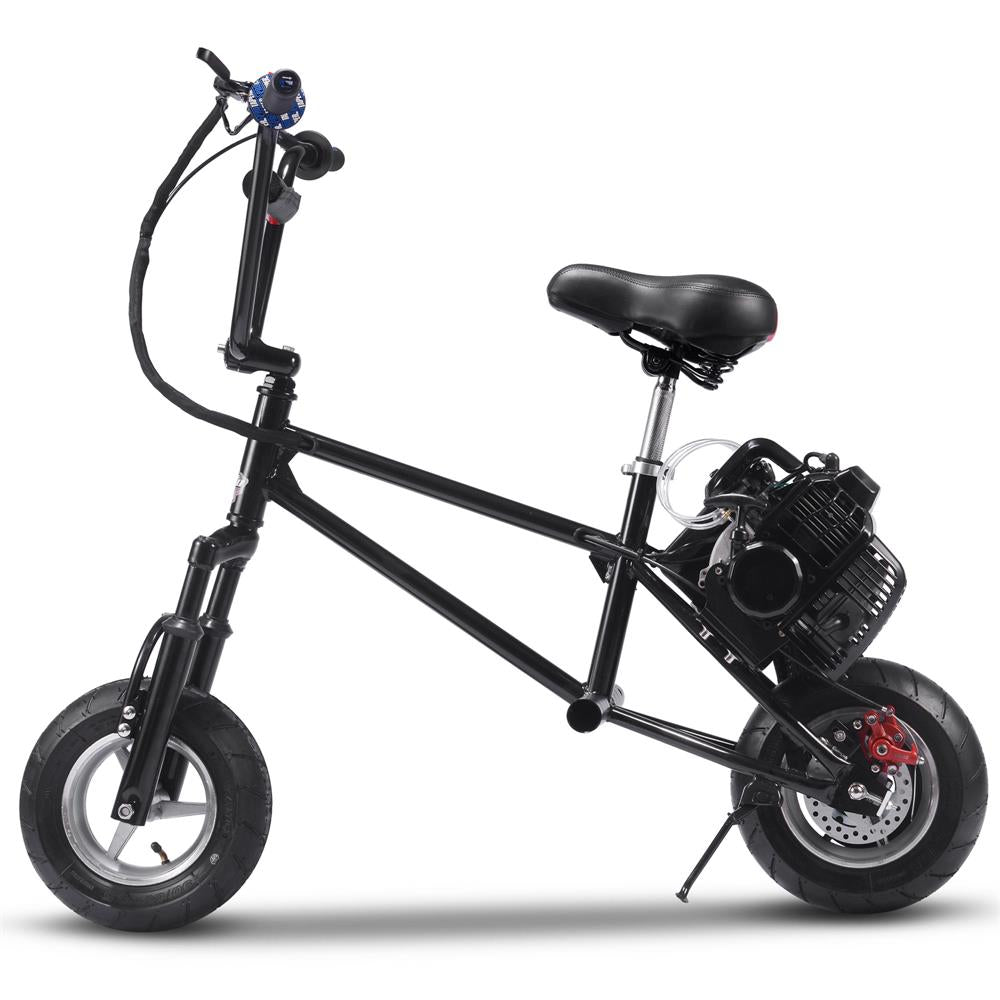 MotoTec 49cc 2-Stroke V2 Kids EPA Approved Gas Mini Bike Scooter