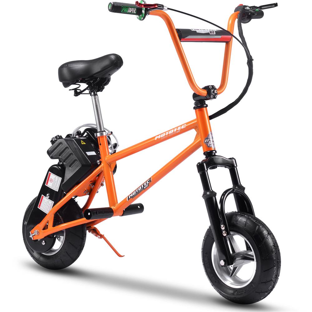 MotoTec 49cc 2-Stroke V2 Kids EPA Approved Gas Mini Bike Scooter