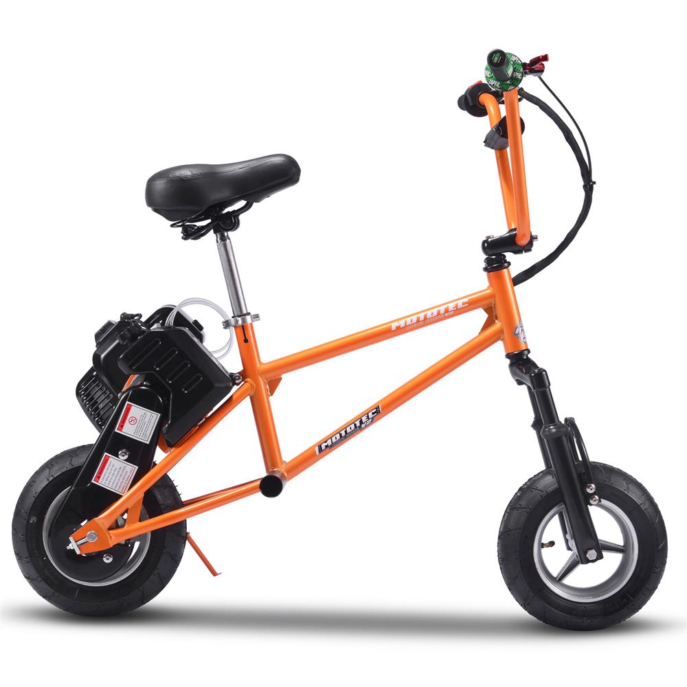 MotoTec 49cc 2-Stroke V2 Kids EPA Approved Gas Mini Bike Scooter