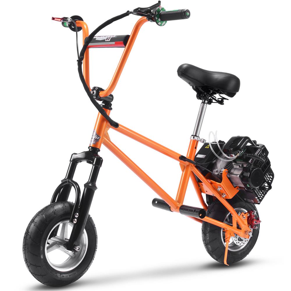 MotoTec 49cc 2-Stroke V2 Kids EPA Approved Gas Mini Bike Scooter