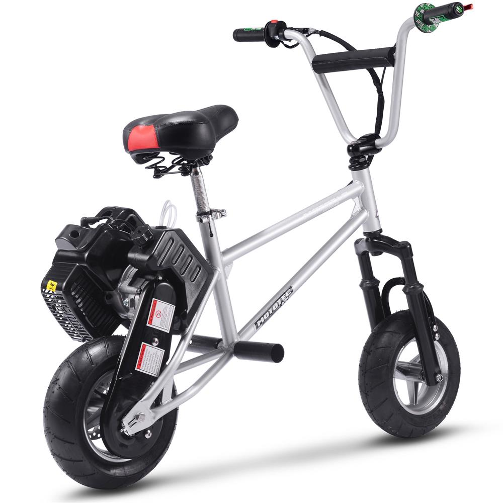 MotoTec 49cc 2-Stroke V2 Kids EPA Approved Gas Mini Bike Scooter