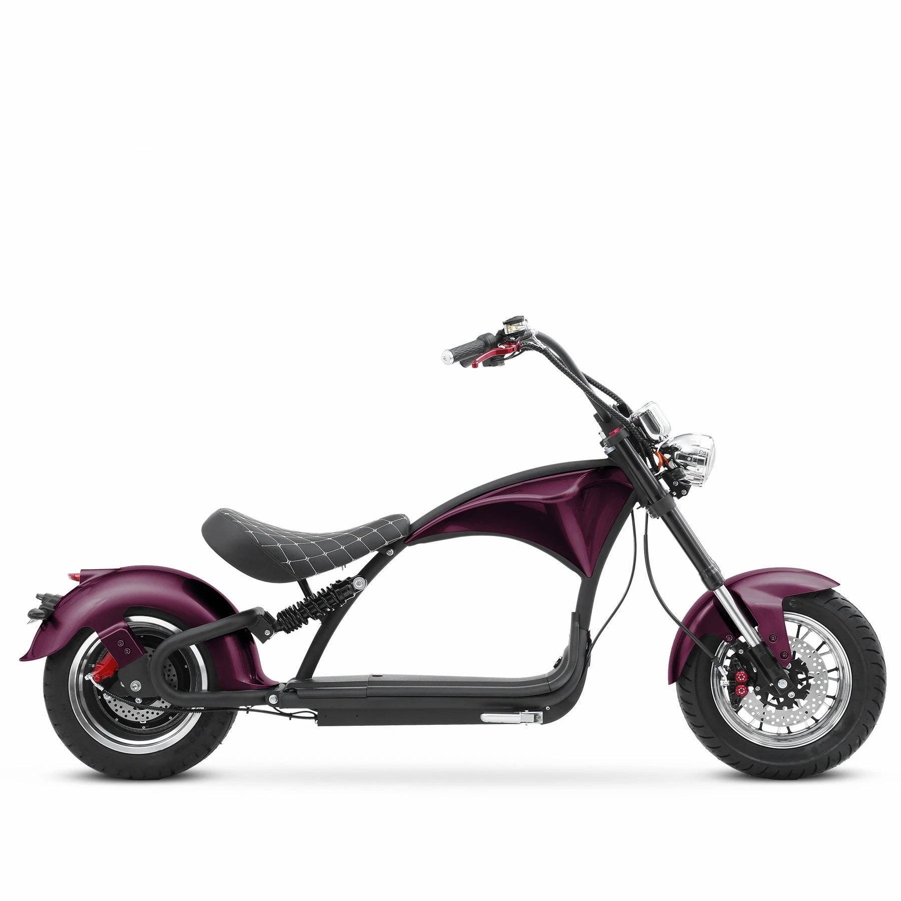 LinksEride M1P Citycoco 2000W 60V 30Ah Full Suspension Fat Tire Lithium Electric Scooter