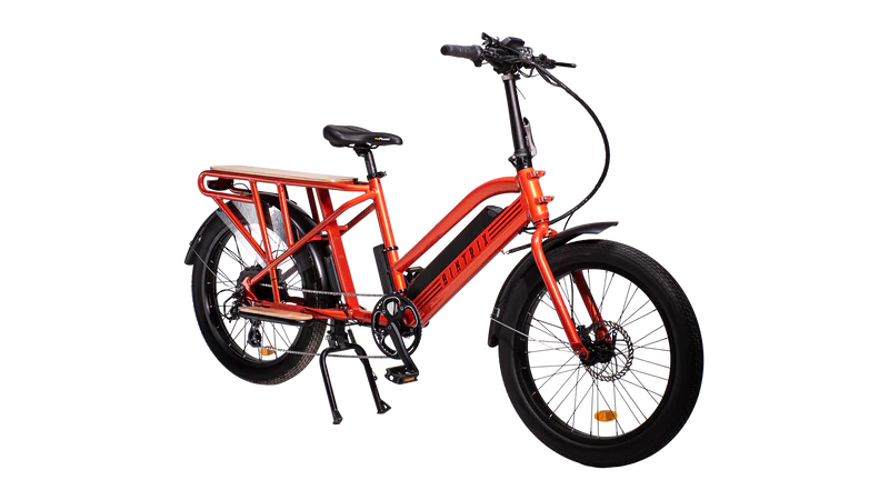 2024 Biktrix Skycap 2 750W 48V 7 Speed Cargo Electric Bike, Rack & Fenders