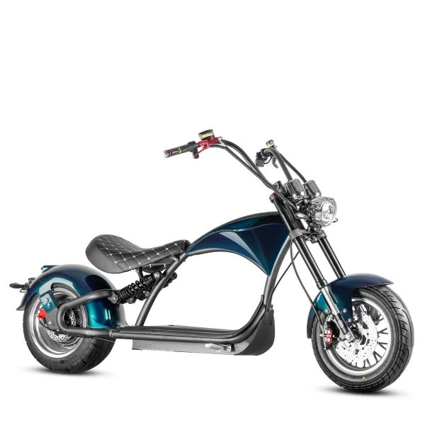LinksEride M1P Citycoco 2000W 60V 30Ah Full Suspension Fat Tire Lithium Electric Scooter