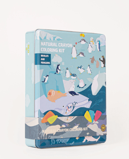 Vici COLOR JEU Coloring Kit Whales and Penguins PARTY SET