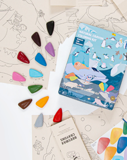 Vici COLOR JEU Coloring Kit Whales and Penguins PARTY SET