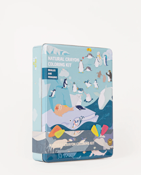 Vici COLOR JEU Coloring Kit Whales and Penguins PARTY SET
