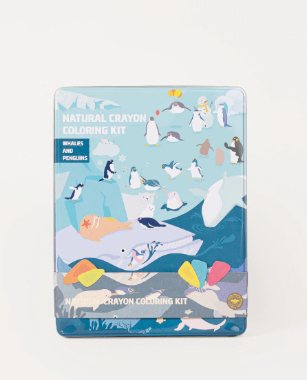 Vici COLOR JEU Coloring Kit Whales and Penguins PARTY SET
