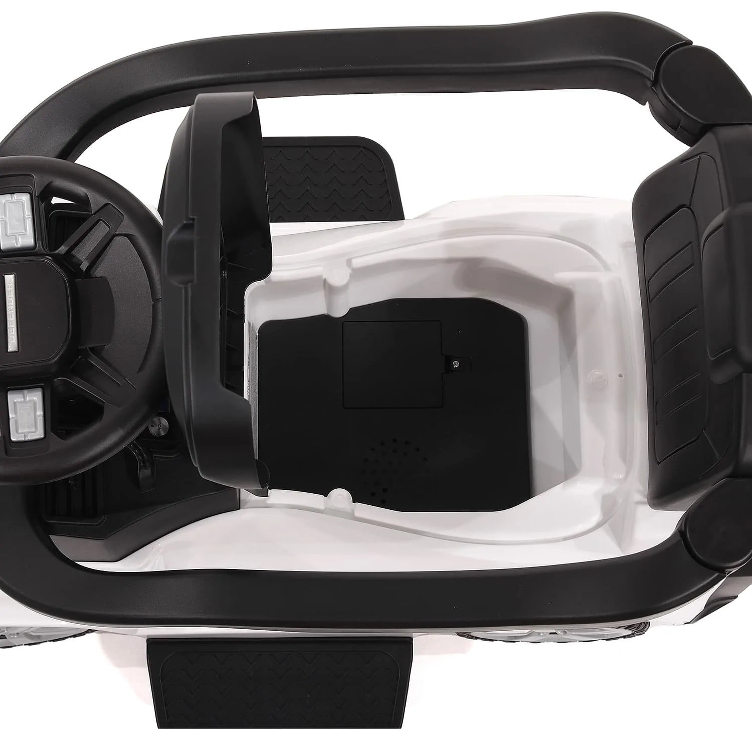 Moderno Kids Land Rover Defender Ride-On Push Car, Sunshade Canopy