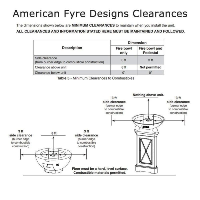 American Fyre Designs 24" Marseille Fire Bowl w/ Standard Burner, Smoke - Upzy.com