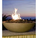 American Fyre Designs 40" Marseille Fire Bowl w/ AWEIS Electric Ignition, Smoke - Upzy.com