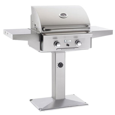 AOG L-Series 24" 2-Burner Outdoor Natural Gas Grill, On Pedestal Base - Upzy.com
