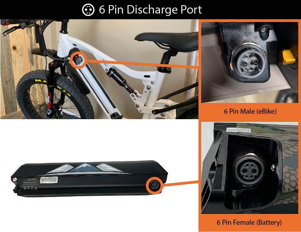 Bakcou 48V Lithium Ion Electric Bike Battery *Matte Black Only - Upzy.com