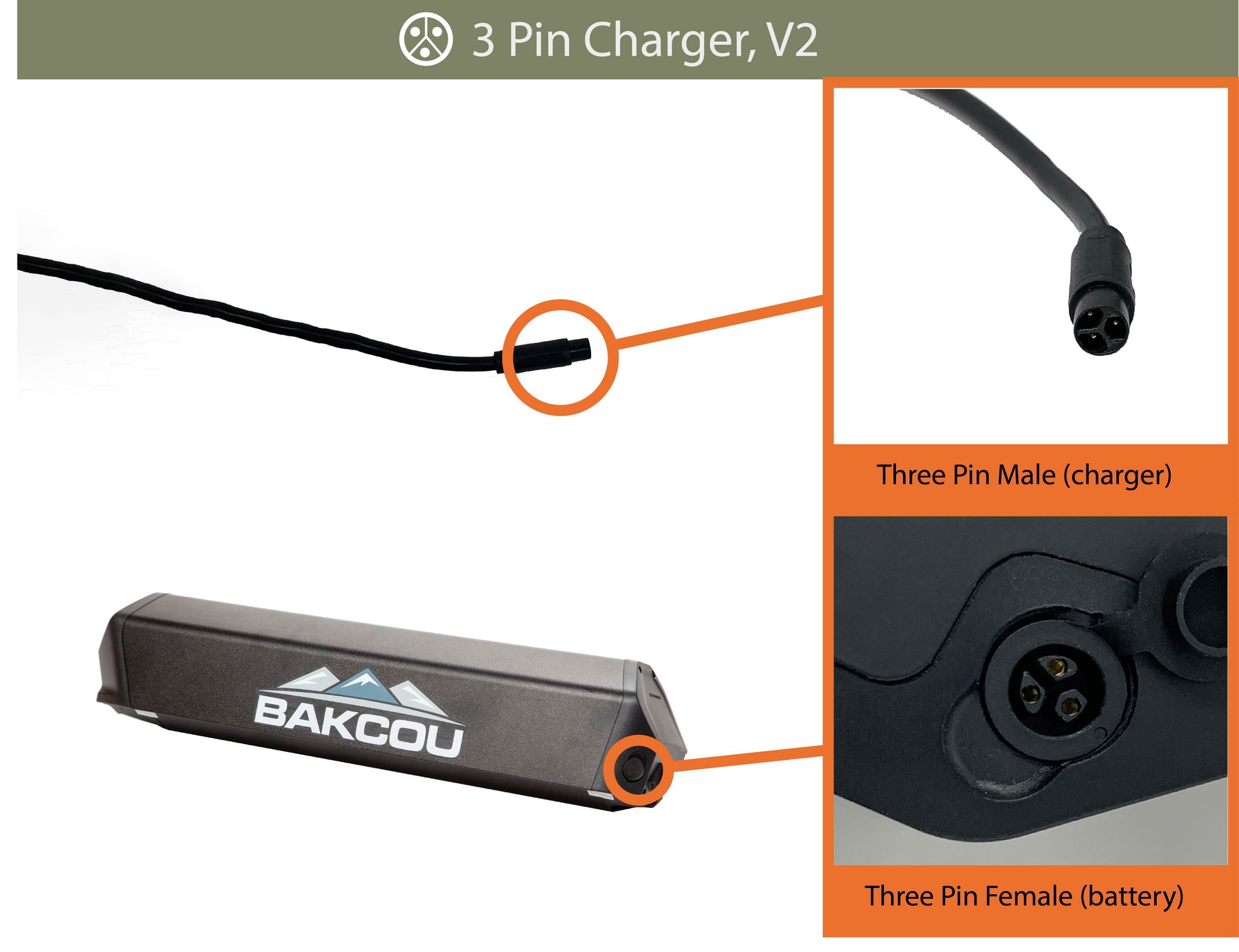 Bakcou 48V Lithium Ion Electric Bike Battery *Matte Black Only - Upzy.com