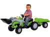 Big Jimmy Loader with Trailer Kids Pedal Vehicle Toy Big-56525 - Upzy.com