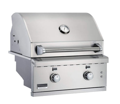 Broilmaster BSG343N 34" Built-In Gas Grill, 3 Burners, Work Lights, LED Controls - Upzy.com