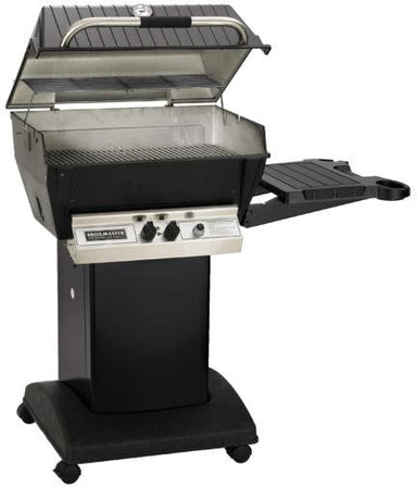 Broilmaster H4PK1N Deluxe Freestanding Gas Grill w/Black Cart - Upzy.com