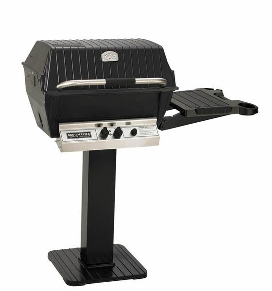 Broilmaster H4PK3N Deluxe Gas Grill w/Black Patio Post/Base - Upzy.com