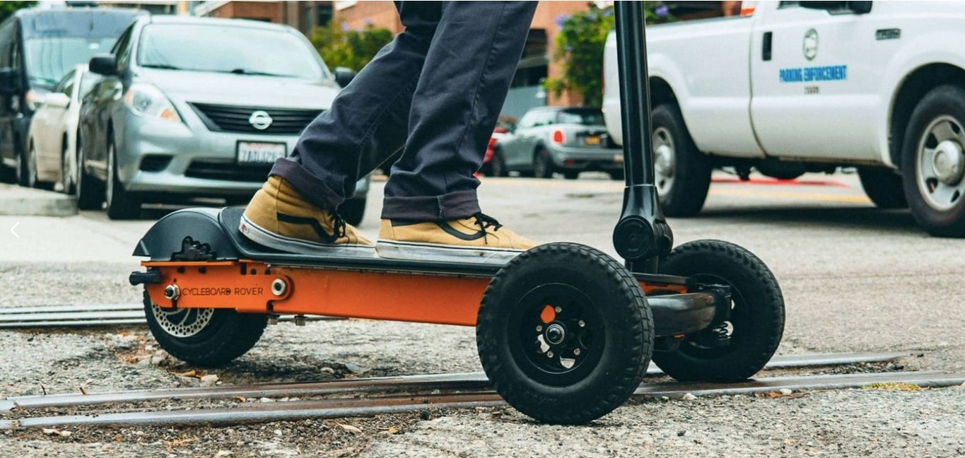CycleBoard ROVER 1800W 60V Full Suspension All-Terrain Folding Electric Scooter - Upzy.com
