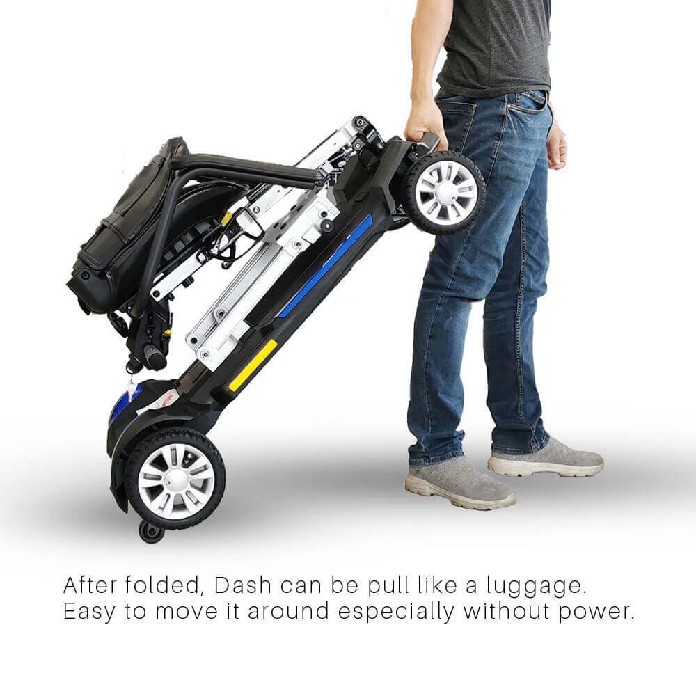 Dash Portable Folding Collapsible Lithium Electric Mobility Scooter - Upzy.com